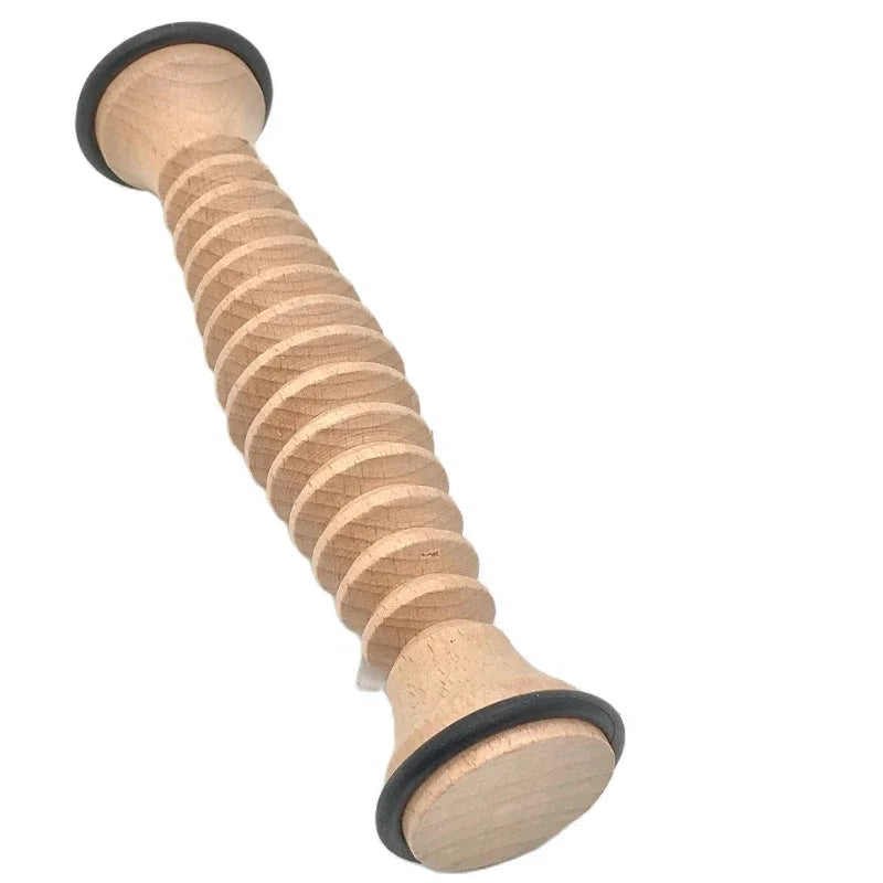 Wood Roller Foot Massager